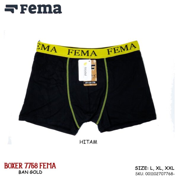 FEMA Official Shop Ecer 1 pcs Celana Dalam Pria 7768 Import Bahan Polyester Spandex - Image 3