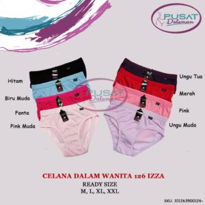 GROSIR  1 Lusin CD Celana Dalam Wanita Remaja Dewasa Katun Polos Nyaman Yutind/Bodithin/126 123 Izza/ 9900 XNS