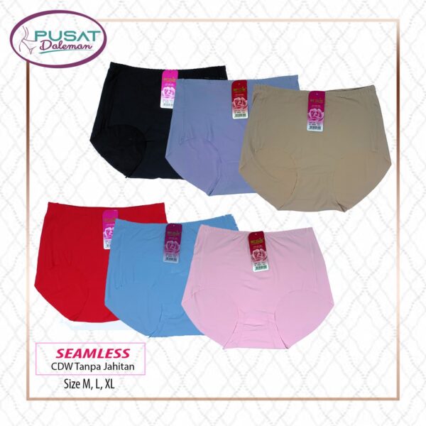 Obral Clearance Sale Celana Dalam Wanita Ecer 1 pcs Seamless 1338 Anti Nyeplak - Image 2