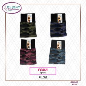 Legging Wanita Sport Senam Panjang FEMA 9370