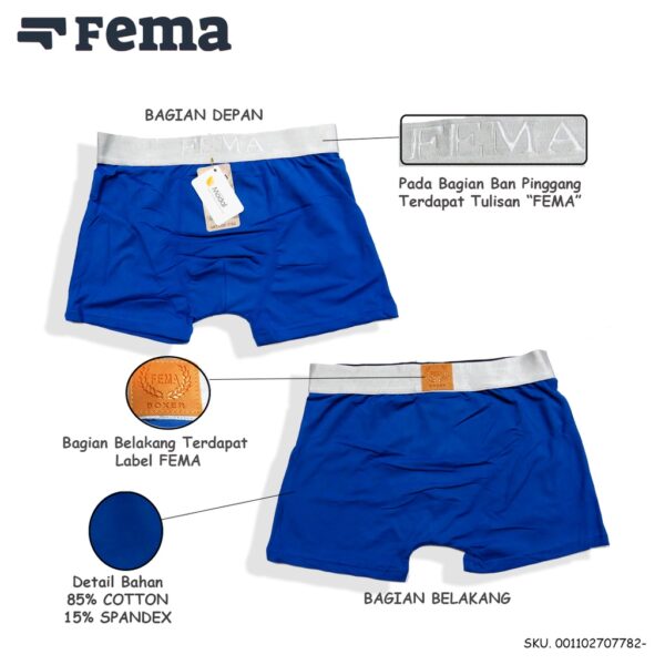 FEMA Official Shop Ecer 1 pcs Celana Dalam Boxer 7782