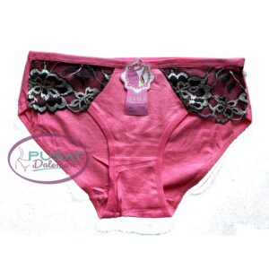 ECER Celana Dalam Wanita Fema 936 Brokat Samping Polos GROSIR