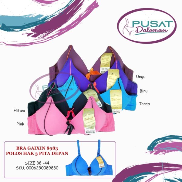 ECER BH JUMBO GAIXIN 8974/8983 BRA SESERAHAN BIG SIZE PENGAIT 3 SUPER JUMBO BRA HANTARAN - Image 4
