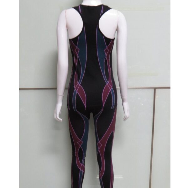 Setelan Olahraga Wanita Senam Training (Tanktop + Celana Legging) FEMA 5088 + 9088 - Image 4
