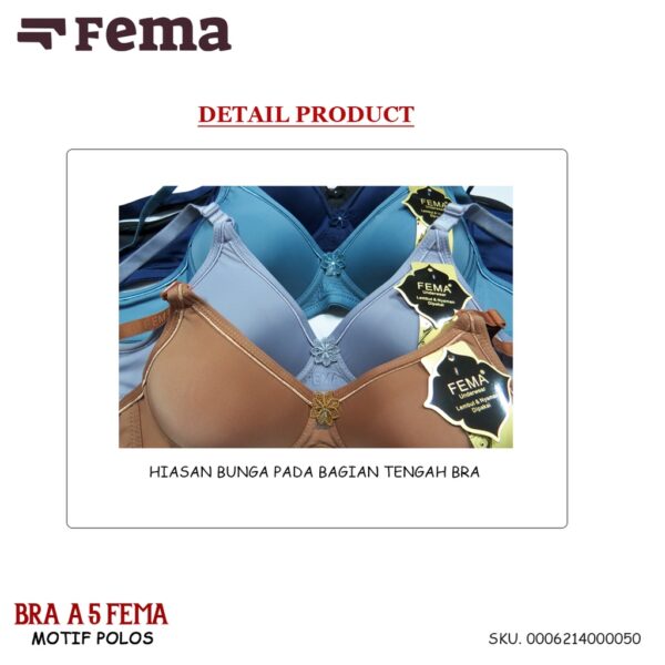 FEMA Official Shop Grosir isi 6 pcs Bh Bra A5 Terlaris - Image 3
