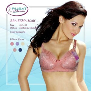 GROSIR ISI 6 BH BRA Fema 113 Motif Salur Hak 3