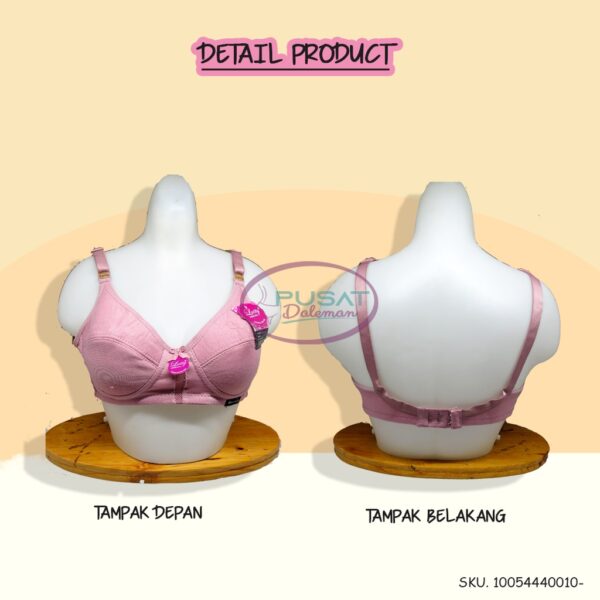 ECER BRA SPORT BH 102 LUTY TANPA KAWAT TIDAK ADA BUSA KATUN - Image 2