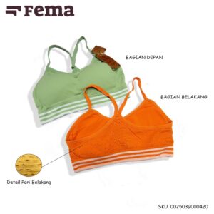 FEMA Official Shop Ecer 1 pcs Miniset Sport Bra 042 Korea Import