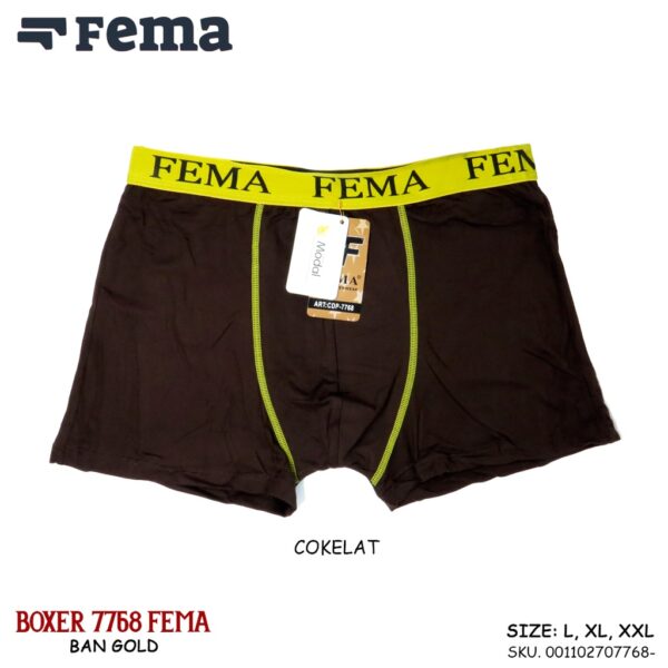 FEMA Official Shop Ecer 1 pcs Celana Dalam Pria 7768 Import Bahan Polyester Spandex - Image 5