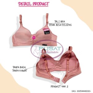 ECER BRA SPORT BH 102 LUTY TANPA KAWAT TIDAK ADA BUSA KATUN