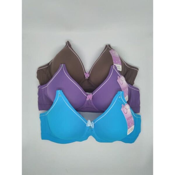 ECER BH BRA Fema 9205 Cup C PIta Tengah Tanpa Kawat Pengait 3 Import Premium