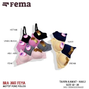 FEMA Official Shop Ecer 1 pcs BH Bra 3661 Pori Polos