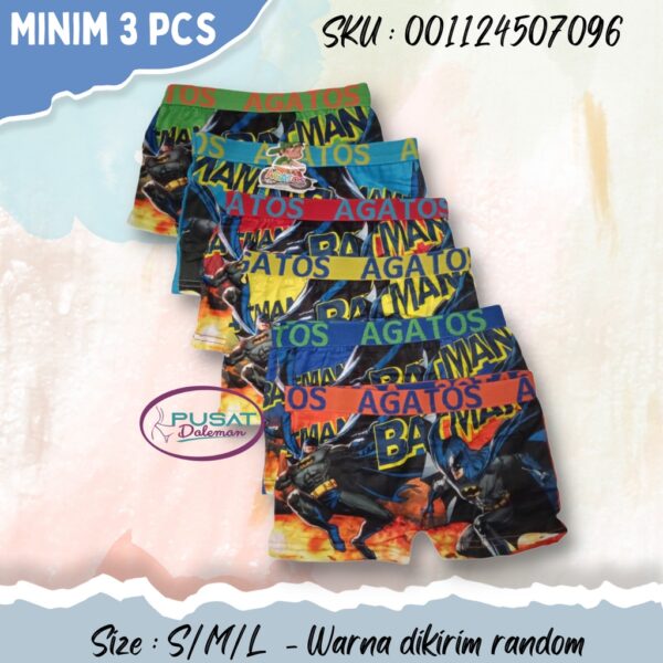 ECER CD Celana Dalam Boxer Anak Cowok Pendek Spandex Spiderman Superman Batman Captain America 7789/7791/7792/7793 - Image 4