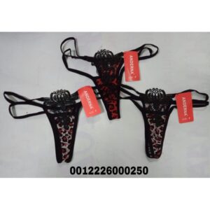 G-STRING SEXY MOTIF BORDIR RENDA PITA ANDERNA ECER GROSIR