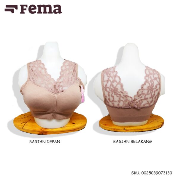FEMA Official Shop Ballete Sport Bra 7313/8839 Renda Brokat - Image 2
