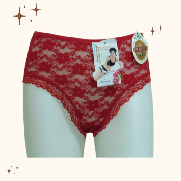 Obral Clearance Sale Ecer 1 pcs Celana Dalam Wanita Sexy Brokat Jumbo XXL - Image 2