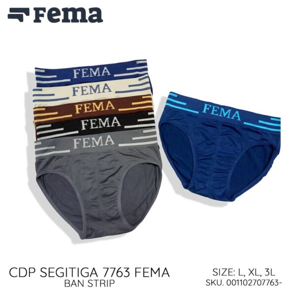 FEMA Official Shop Ecer 1 Pcs Celana Dalam Pria Segitiga Rajut 7761/7763/7789