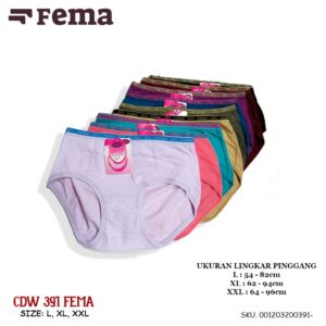 Obral Clearance Sale Fema Official Ecer 1 pcs Celana Dalam Wanita 391/397/396