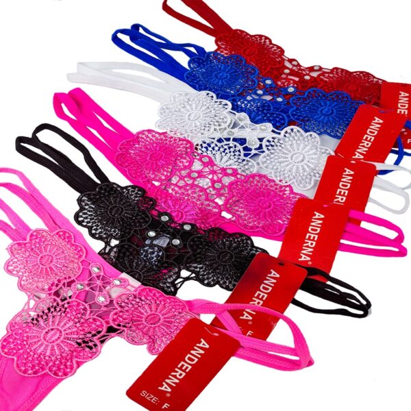 FEMA Official Shop Ecer 1 Pcs G-STRING Panties Bordir