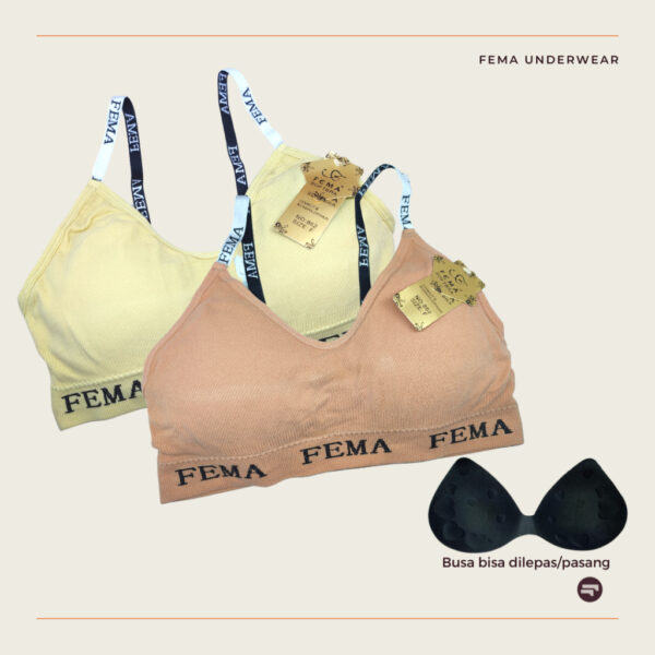 FEMA Official Shop Ecer 1 pcs Miniset Sport Bra 862 Busa - Image 2
