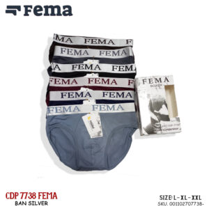 Fema Official Shop Ecer 1 pcs Celana Dalam Pria Segitiga 7738