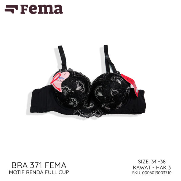 FEMA Official Shop Ecer 1 pcs Bh Bra 371 Motif Renda Kawat Hak 3 - Image 3