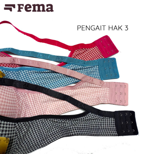 FEMA Official Shop Ecer 1 pcs BH Bra 1689 Kotak Kotak - Image 2