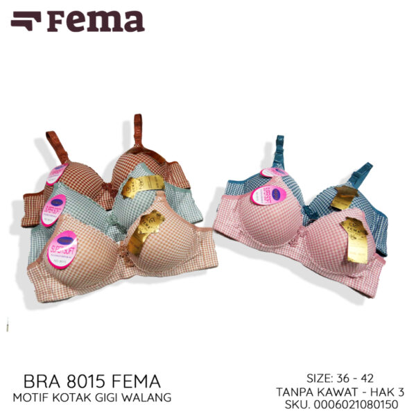 FEMA Official Shop Ecer 1 pcs BH Bra 8015 Kotak Gigi Walang - Image 2