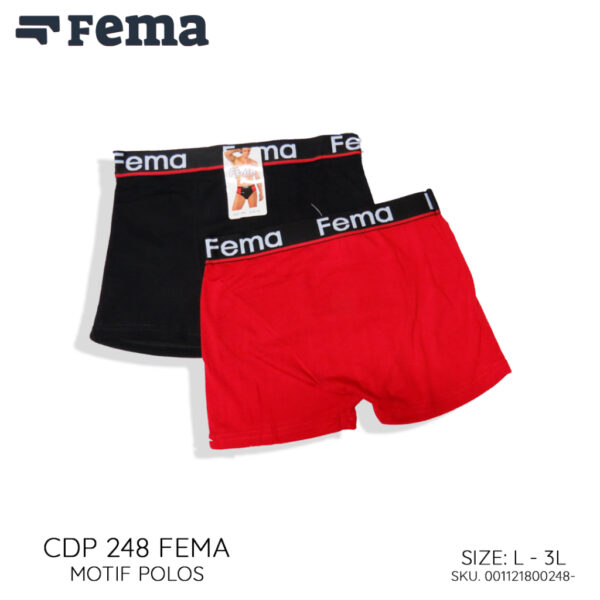 FEMA Official Shop Ecer 1 pcs Celana Dalam Boxer Pria 888/248 Bahan Kaos
