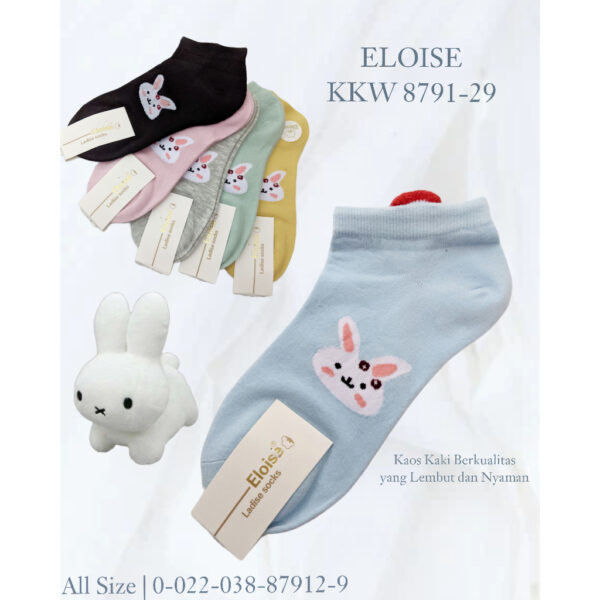 FEMA Official Shop Ecer 1 pcs Kaos Kaki Kawaii Lucu Super Soft - Image 4