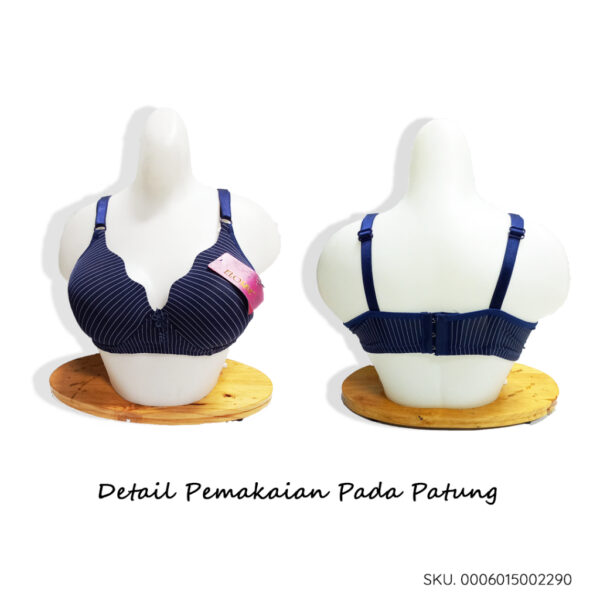 ECER 1 Pcs Bra 229 Eloise Garis Lorek Pecah Telur Tanpa Kawat - Image 2