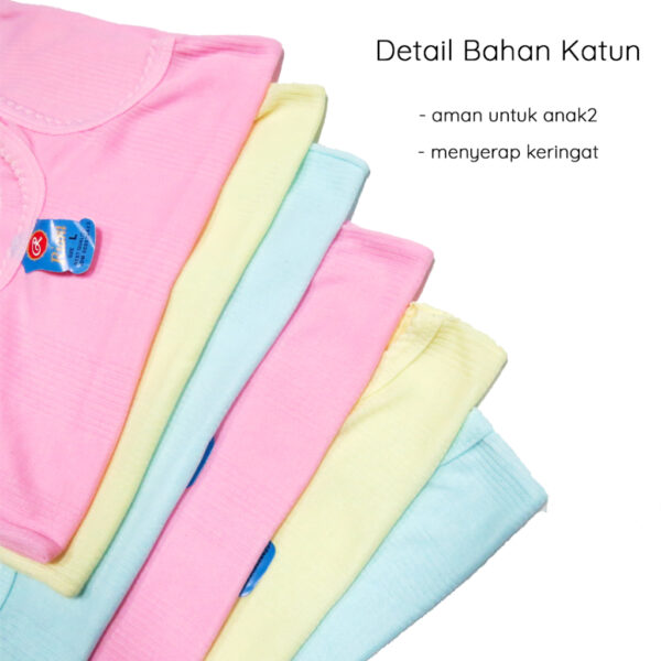 FEMA Official Shop ECER 1 Pcs Kaos Dalam Daleman Singlet Kutang Anak Warna Warni - Image 5