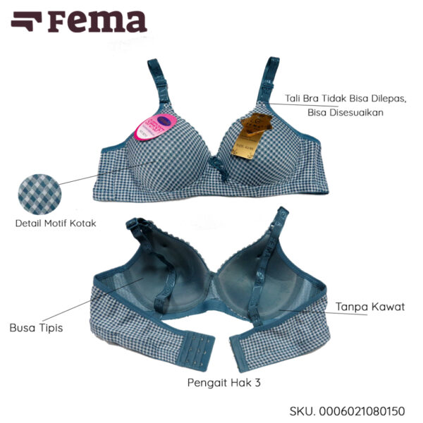 FEMA Official Shop Ecer 1 pcs BH Bra 8015 Kotak Gigi Walang - Image 5