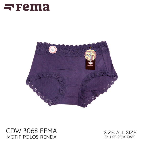FEMA Official Shop Celana Dalam Wanita Premium Renda 3068