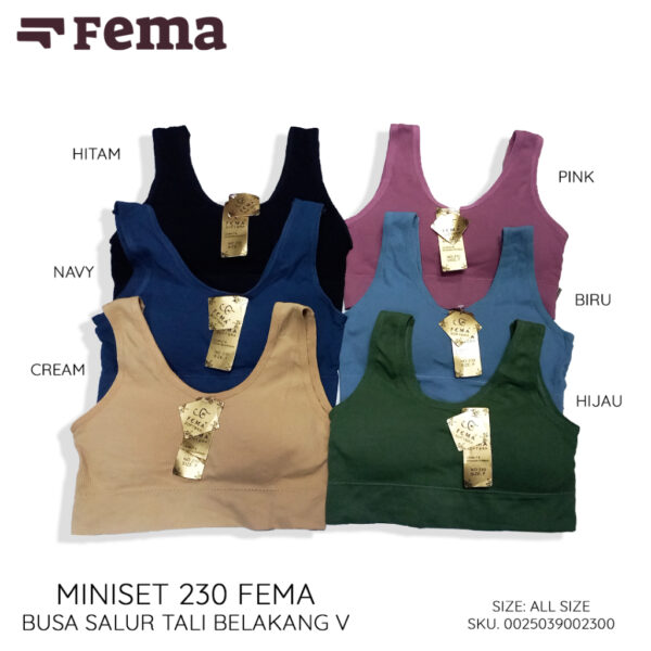 FEMA Official Shop Ecer 1 pcs Miniset Sport Bra 230 Salur Korea Import - Image 2