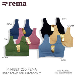 FEMA Official Shop Ecer 1 pcs Miniset Sport Bra 230 Salur Korea Import