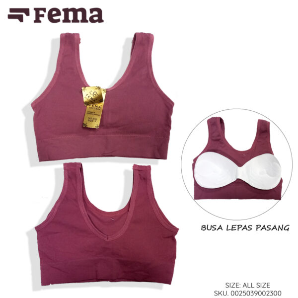 FEMA Official Shop Ecer 1 pcs Miniset Sport Bra 230 Salur Korea Import - Image 4