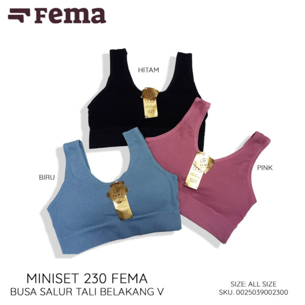 FEMA Official Shop Ecer 1 pcs Miniset Sport Bra 230 Salur Korea Import - Image 3