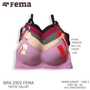 FEMA Official Shop Ecer 1 Pcs BH Bra 2302 Salur