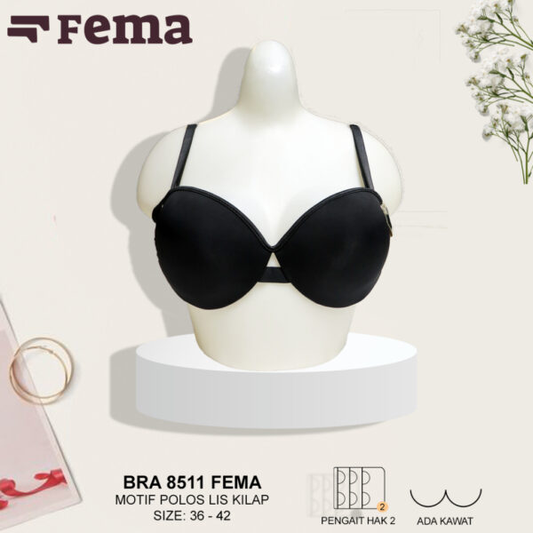 FEMA Official Shop Ecer 1 Pcs BH Pesta Bra 8511 Polos Half Cup - Image 5