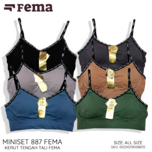 FEMA Official Shop Ecer 1 pcs Sport Bra 887 Tali Kecil Busa