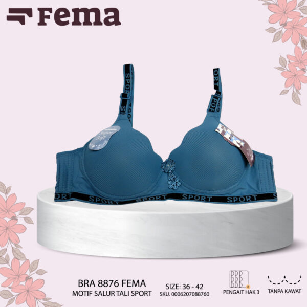 FEMA Official Shop Ecer 1 pcs Bh Bra 8876/9330 Aksen Gerigi Tali Sport