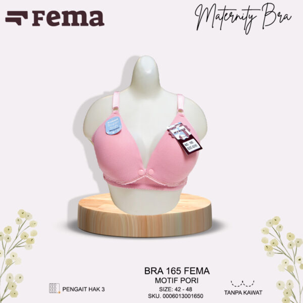 FEMA Official Shop Ecer 1 pcs Bh Maternity Nursing Bra Menyusui Netek 165 Pori Jumbo Big Size - Image 4