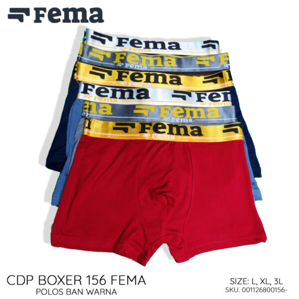 FEMA Official Shop GROSIR 1 LUSIN Celana Dalam Boxer Pria 156 Spandex - Image 5