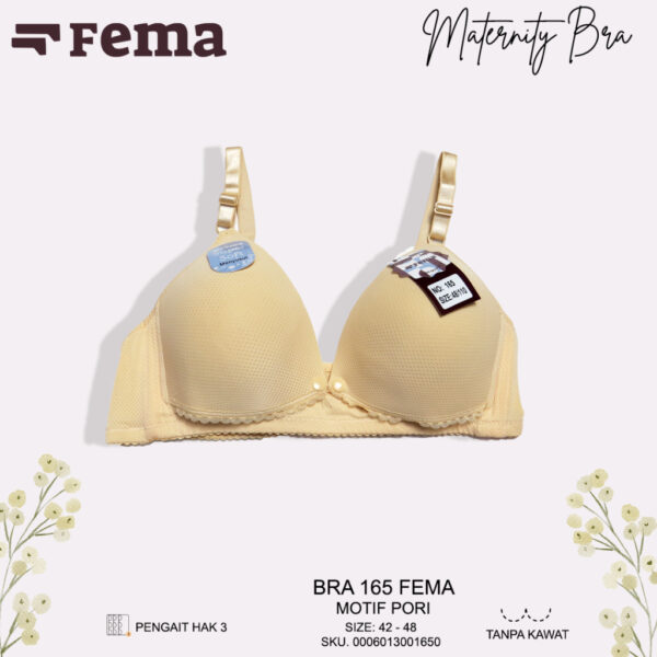 FEMA Official Shop Ecer 1 pcs Bh Maternity Nursing Bra Menyusui Netek 165 Pori Jumbo Big Size - Image 3