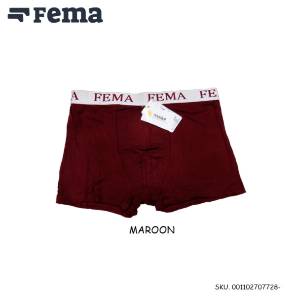 FEMA Official Shop SETENGAH LUSIN 6pcs Celana Dalam Pria Boxer Segiempat 7728 Polyester