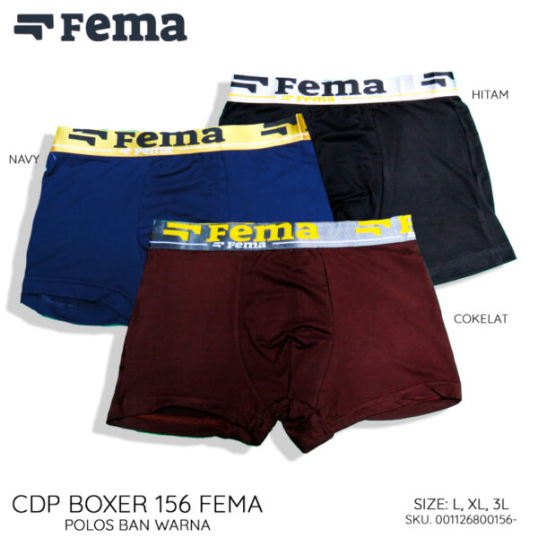 FEMA Official Shop Ecer 1 pcs Celana Dalam Boxer Pria 156 Spandex - Image 2