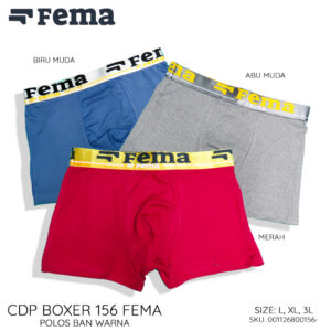 FEMA Official Shop GROSIR 1 LUSIN Celana Dalam Boxer Pria 156 Spandex