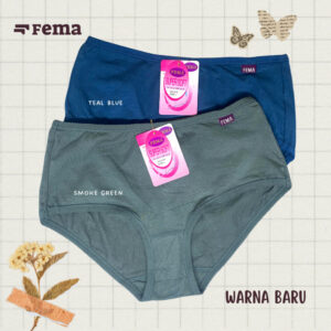 FEMA Official Shop Ecer 1 pcs Celana Dalam Wanita 618 Katun Halus Premium