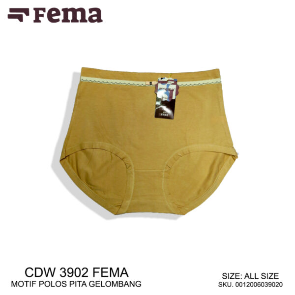 FEMA Official Shop Ecer 1 Pcs Celana Dalam Wanita 3902 Ban Tinggi Highwaist Pita - Image 5